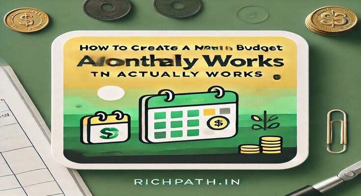 How to Create a Monthly Budget That Actually Works